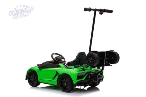 Auto Na Akumulator Lamborghini Aventador SX2018 Zielony z Platformą Auto Na Akumulator Lamborghini Aventador SX2018 Zielony z Platformą