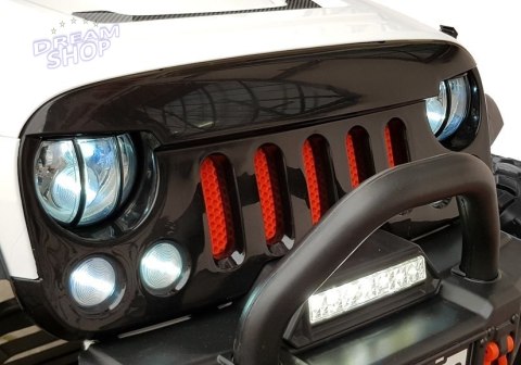 Auto na Akumulator Jeep SX1719 Biały 4x4 Auto na Akumulator Jeep SX1719 Biały 4x4