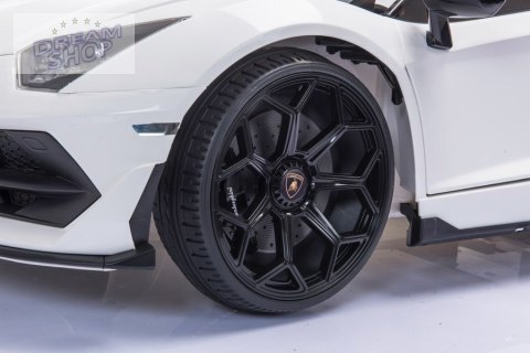 Auto na akumulator Lamborghini Aventador SX2028 Biały Auto na akumulator Lamborghini Aventador SX2028 Biały