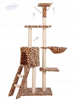 Drapak dla kota domek drzewo legowisko 138cm xl Panterka