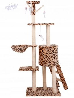 Drapak dla kota domek drzewo legowisko 138cm xl Panterka