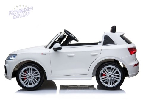Pojazd na Akumulator Nowe Audi Q5 2-osobowe Białe Pojazd na Akumulator Nowe Audi Q5 2-osobowe Białe