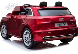 Pojazd na Akumulator Nowe Audi Q5 2-osobowe Czerwone Lakierowane