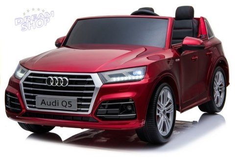 Pojazd na Akumulator Nowe Audi Q5 2-osobowe Czerwone Lakierowane Pojazd na Akumulator Nowe Audi Q5 2-osobowe Czerwone Lakierowane
