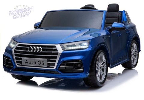 Pojazd na Akumulator Nowe Audi Q5 2-osobowe Niebieskie Lakierowane Pojazd na Akumulator Nowe Audi Q5 2-osobowe Niebieskie Lakierowane