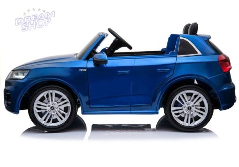 Pojazd na Akumulator Nowe Audi Q5 2-osobowe Niebieskie Lakierowane Pojazd na Akumulator Nowe Audi Q5 2-osobowe Niebieskie Lakierowane
