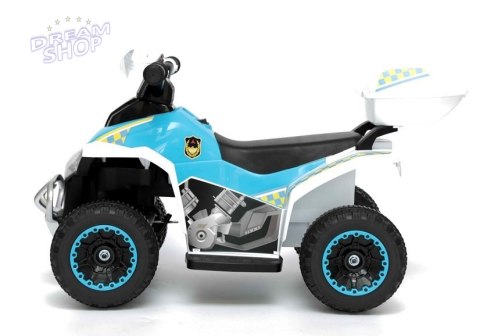 Quad na Akumulator GTS1188-A Biały Policyjny Quad na Akumulator GTS1188-A Biały Policyjny