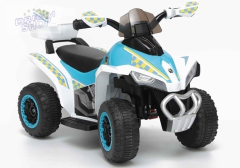 Quad na Akumulator GTS1188-A Biały Policyjny Quad na Akumulator GTS1188-A Biały Policyjny