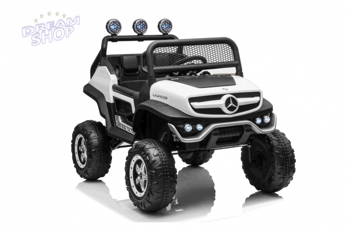Pojazd Mercedes BENZ UNIMOG Biały Pojazd Mercedes BENZ UNIMOG Biały