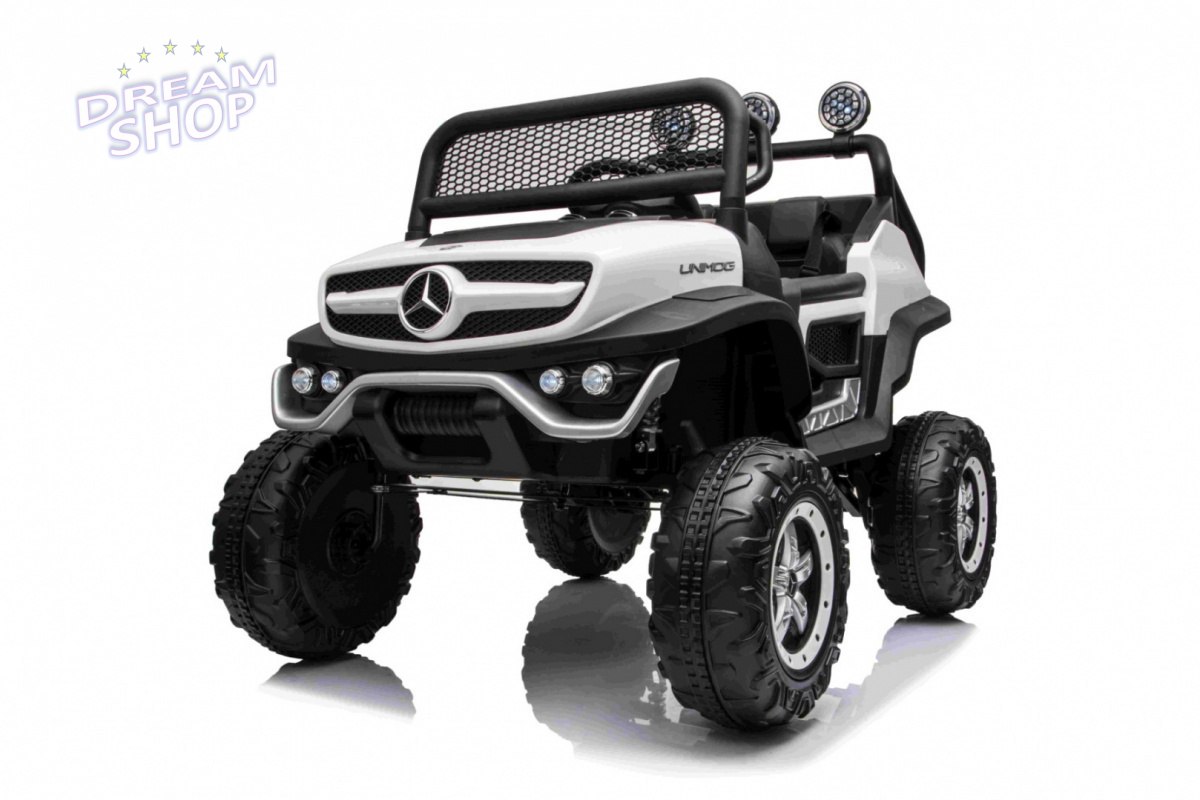 Pojazd Mercedes BENZ UNIMOG Biały Pojazd Mercedes BENZ UNIMOG Biały