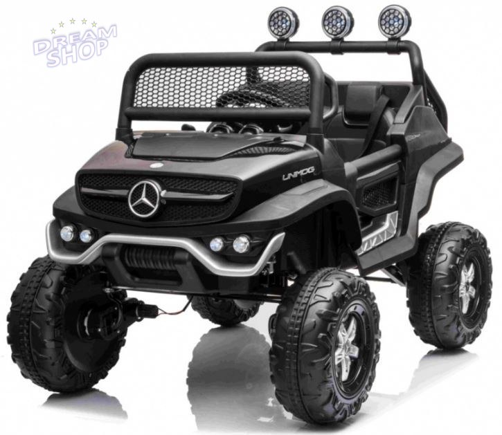 Pojazd Mercedes BENZ UNIMOG Czarny Pojazd Mercedes BENZ UNIMOG Czarny