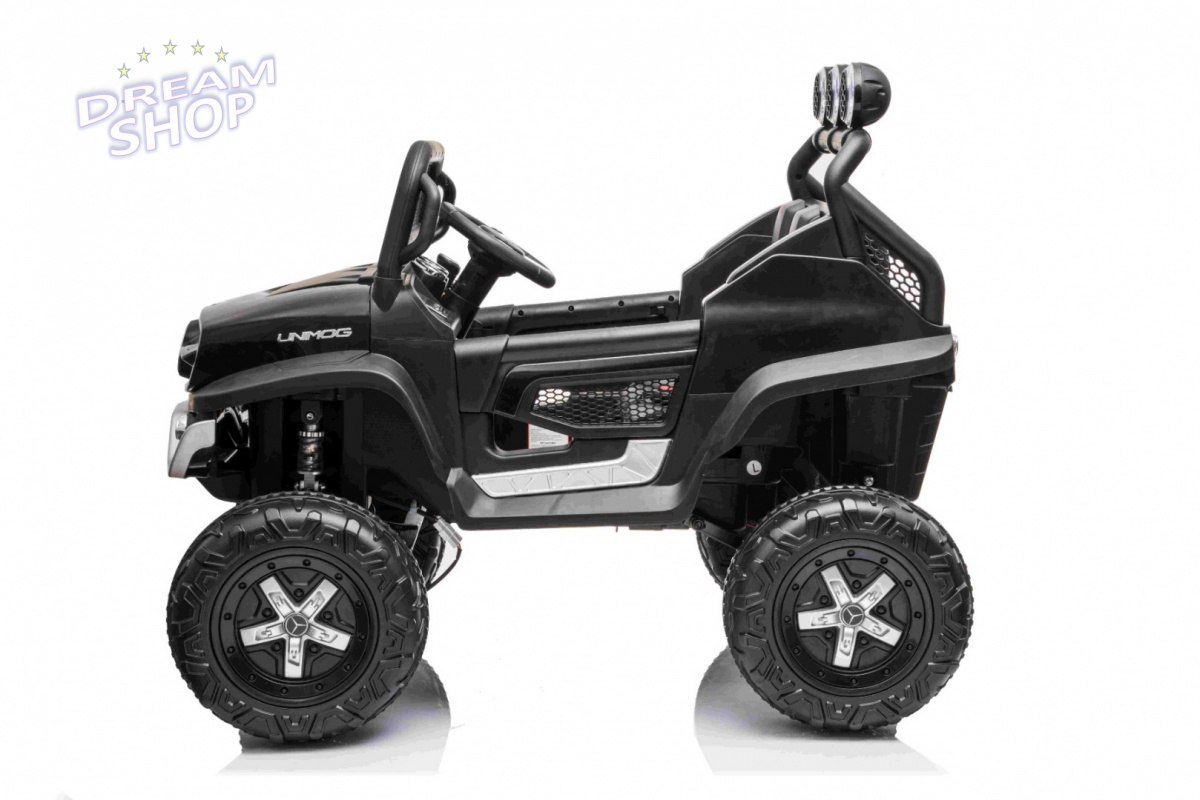 Pojazd Mercedes BENZ UNIMOG Czarny Pojazd Mercedes BENZ UNIMOG Czarny