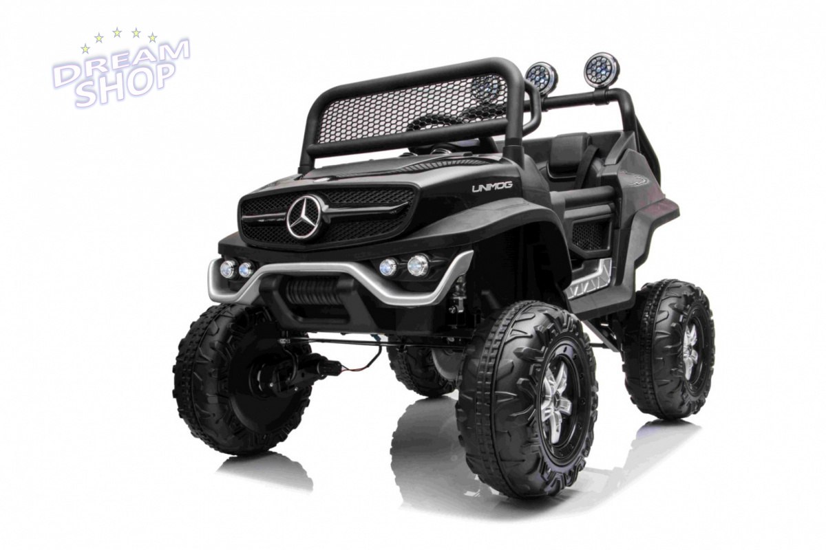 Pojazd Mercedes BENZ UNIMOG Czarny Pojazd Mercedes BENZ UNIMOG Czarny