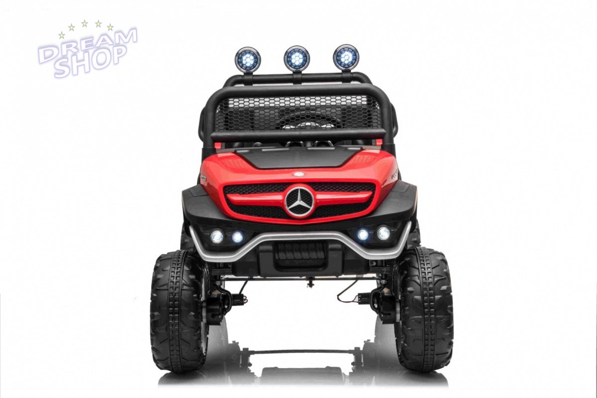 Pojazd Mercedes BENZ UNIMOG Czerwony Pojazd Mercedes BENZ UNIMOG Czerwony