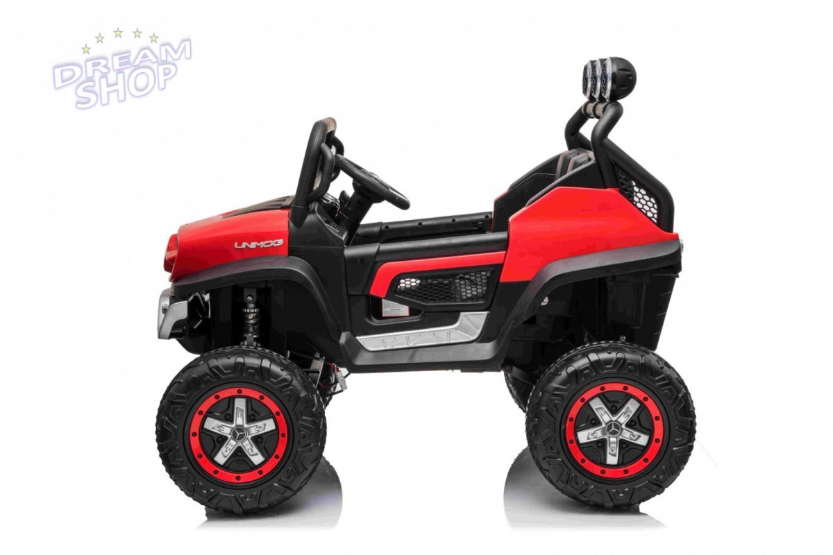 Pojazd Mercedes BENZ UNIMOG Czerwony Pojazd Mercedes BENZ UNIMOG Czerwony