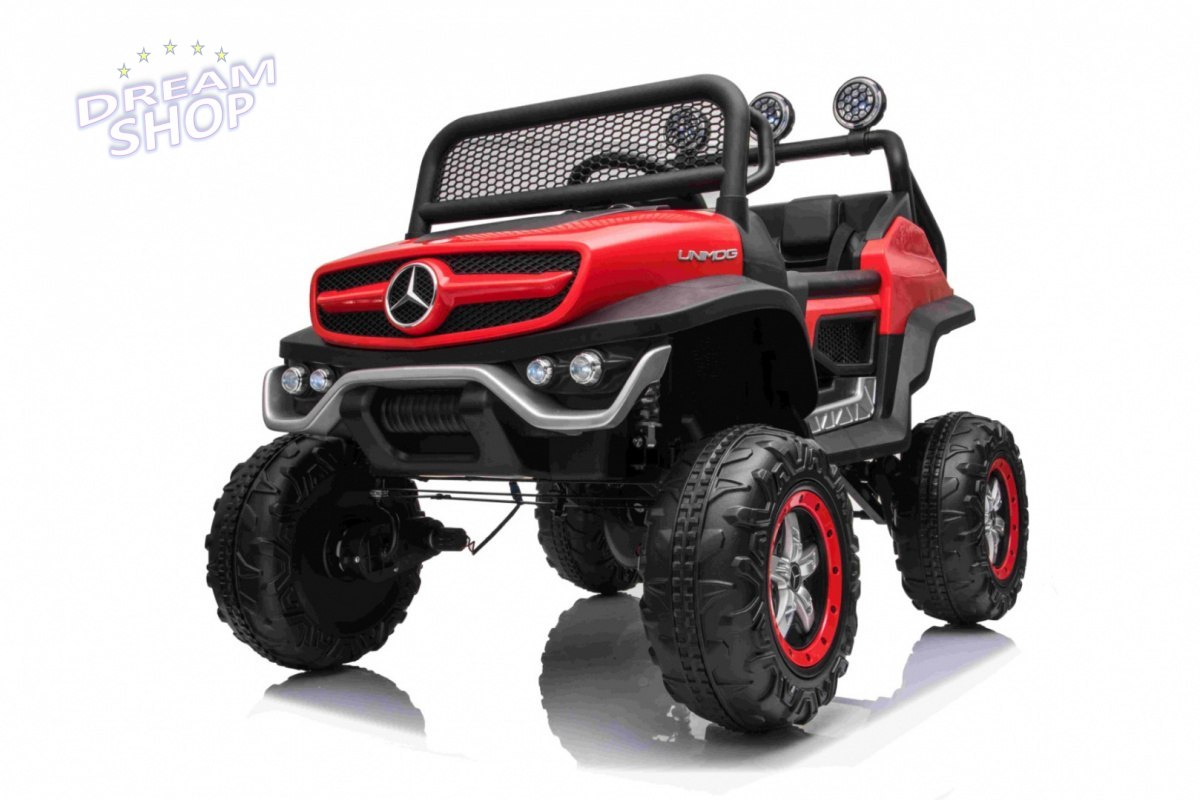 Pojazd Mercedes BENZ UNIMOG Czerwony Pojazd Mercedes BENZ UNIMOG Czerwony
