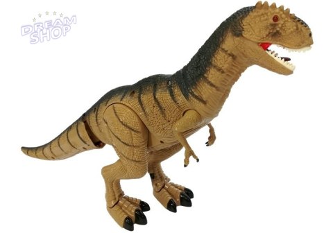 Dinozaur Tyranozaur Porusza się Ryczy Świeci Dinozaur Tyranozaur Porusza się Ryczy Świeci