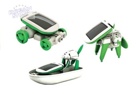 Edukacyjny Zestaw Robot Solarny 6 w 1 SOLAR KIT Edukacyjny Zestaw Robot Solarny 6 w 1 SOLAR KIT