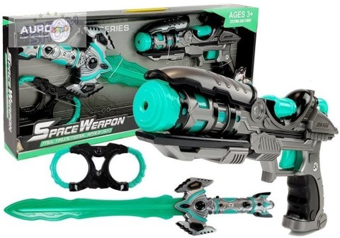 Pistolet Laserowy Zestaw z Mieczem Kosmiczny Pistolet Laserowy Zestaw z Mieczem Kosmiczny