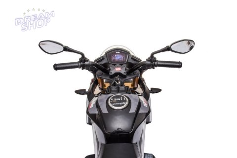 Pojazd Na Akumulator Aprilia A010 Czarny Pojazd Na Akumulator Aprilia A010 Czarny