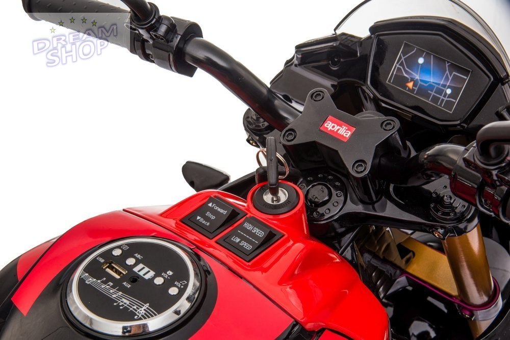 Pojazd Na Akumulator Aprilia A010 czerwony Pojazd Na Akumulator Aprilia A010 czerwony
