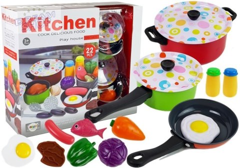 Zestaw Kuchenny Naczynia Kucharz 22 elementów Zestaw Kuchenny Naczynia Kucharz 22 elementów
