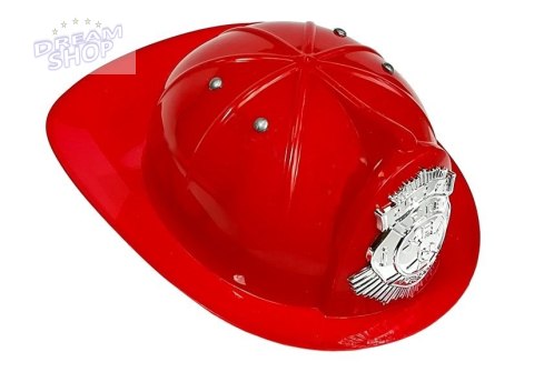 Zestaw Strażacki Kask Gaśnica Toporek Maska Łom