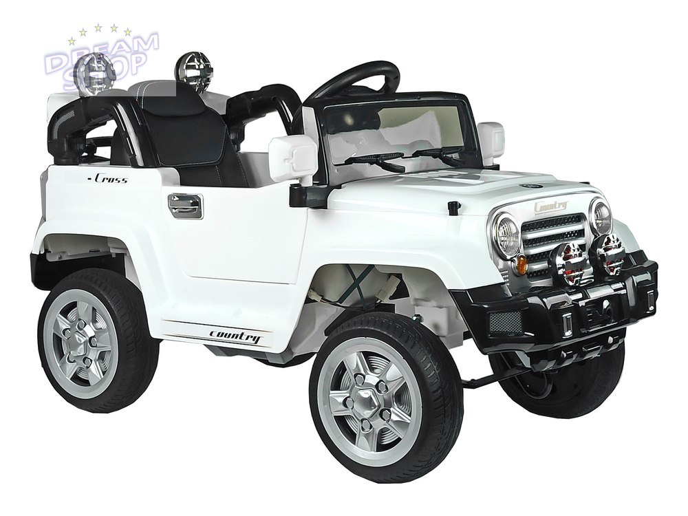 Auto na Akumulator Jeep JJ245 Biały Auto na Akumulator Jeep JJ245 Biały