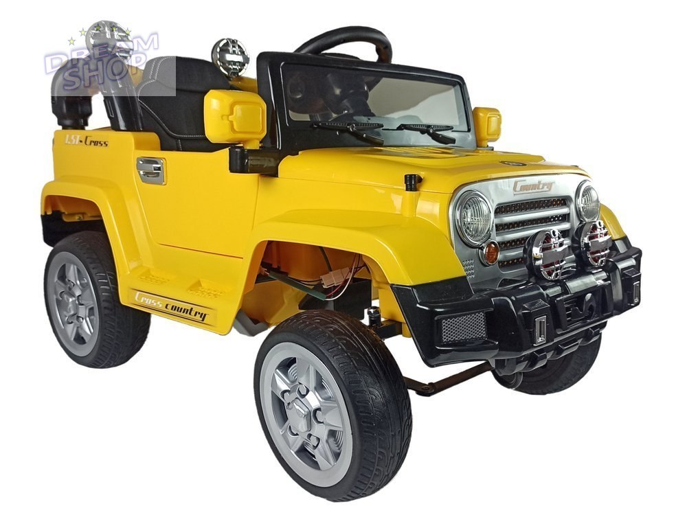 Auto na Akumulator Jeep JJ245 Żółty Auto na Akumulator Jeep JJ245 Żółty