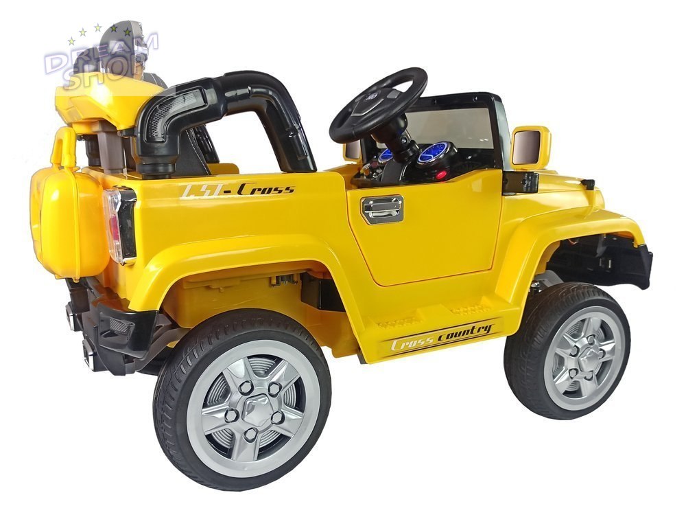 Auto na Akumulator Jeep JJ245 Żółty Auto na Akumulator Jeep JJ245 Żółty