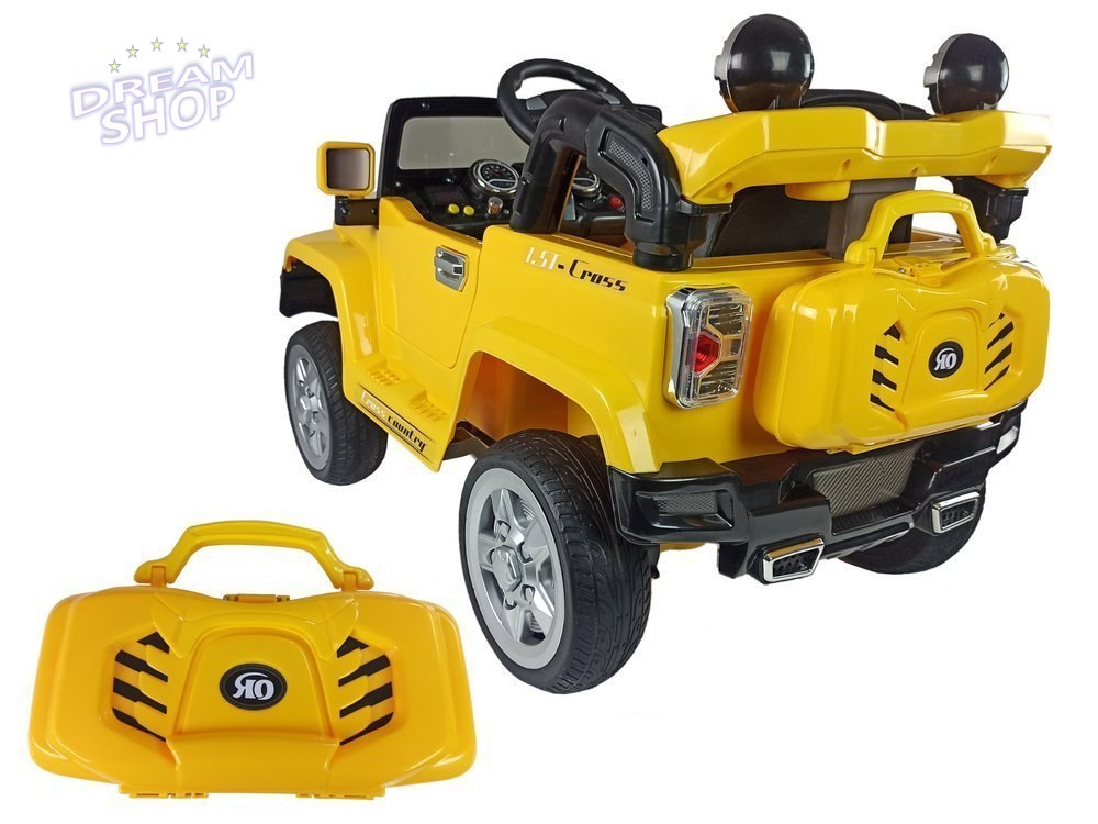 Auto na Akumulator Jeep JJ245 Żółty Auto na Akumulator Jeep JJ245 Żółty