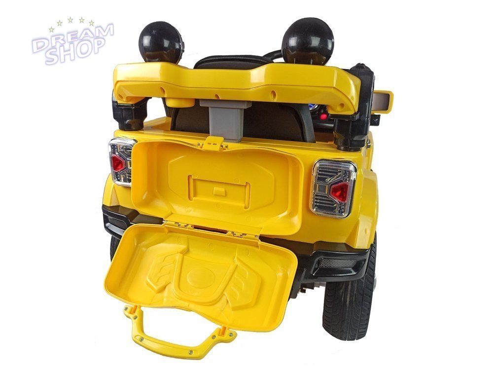 Auto na Akumulator Jeep JJ245 Żółty Auto na Akumulator Jeep JJ245 Żółty