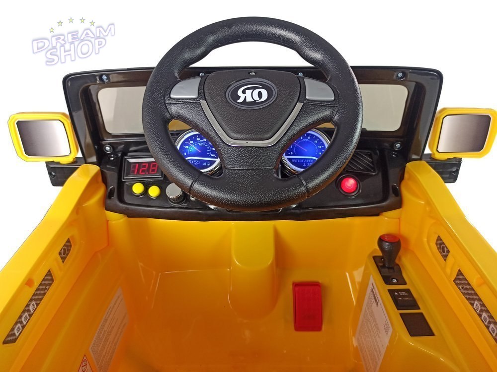 Auto na Akumulator Jeep JJ245 Żółty Auto na Akumulator Jeep JJ245 Żółty