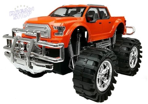 Zestaw Pojazdów Monster Truck Czerwony Laweta 58 cm Zestaw Pojazdów Monster Truck Czerwony Laweta 58 cm