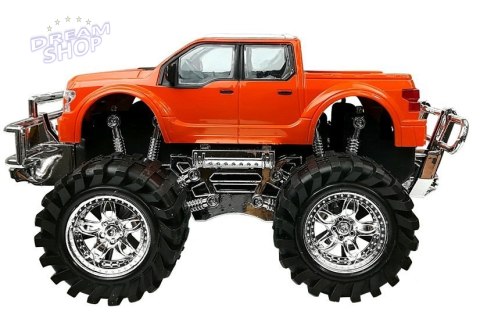 Zestaw Pojazdów Monster Truck Czerwony Laweta 58 cm Zestaw Pojazdów Monster Truck Czerwony Laweta 58 cm