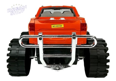 Zestaw Pojazdów Monster Truck Pomarańczowy Laweta 58 cm Zestaw Pojazdów Monster Truck Pomarańczowy Laweta 58 cm