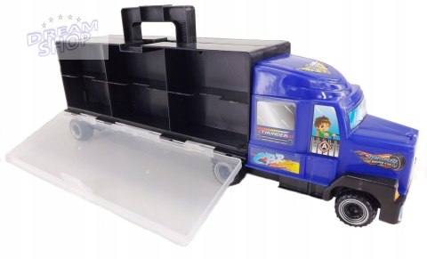 CIĘŻARÓWKA Z AUTAMI METALOWE AUTA TIR LAWETA 997C CIĘŻARÓWKA Z AUTAMI METALOWE AUTA TIR LAWETA 997C
