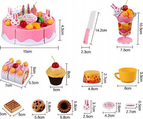 TORT URODZINOWY DO KROJENIA NA RZEPY 75 EL 889-19R TORT URODZINOWY DO KROJENIA NA RZEPY 75 EL 889-19R