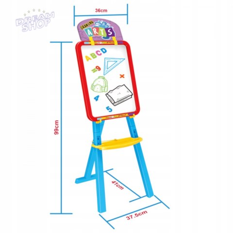 DUŻA DWUSTRONNA TABLICA KREDOWA MAGNETYCZNA 3w1-6N DUŻA DWUSTRONNA TABLICA KREDOWA MAGNETYCZNA 3w1-6N
