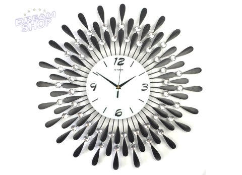 DUŻY NOWOCZESNY METALOWY ELEGANCKI ZEGAR 1301 DUŻY NOWOCZESNY METALOWY ELEGANCKI ZEGAR 1301