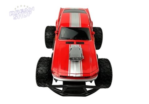 Auto Zdalnie Sterowane R/C 6.5 km/h Wysokie Koła Czerwone Auto Zdalnie Sterowane R/C 6.5 km/h Wysokie Koła Czerwone