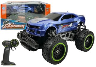 Auto Zdalnie Sterowane R/C 6.5 km/h Wysokie Koła Niebieskie