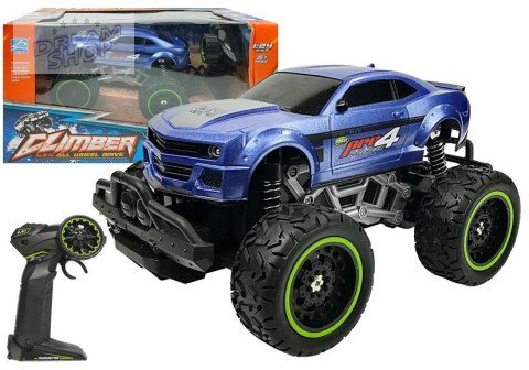 Auto Zdalnie Sterowane R/C 6.5 km/h Wysokie Koła Niebieskie Auto Zdalnie Sterowane R/C 6.5 km/h Wysokie Koła Niebieskie