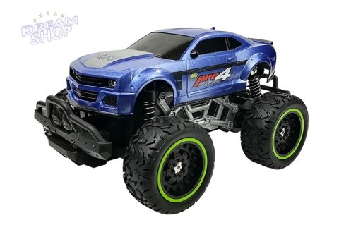 Auto Zdalnie Sterowane R/C 6.5 km/h Wysokie Koła Niebieskie Auto Zdalnie Sterowane R/C 6.5 km/h Wysokie Koła Niebieskie