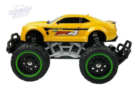 Auto Zdalnie Sterowane R/C 6.5 km/h Wysokie Koła Żółte Auto Zdalnie Sterowane R/C 6.5 km/h Wysokie Koła Żółte