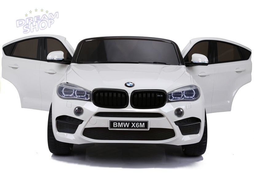 Auto Na Akumulator NOWE BMW X6M Białe Auto Na Akumulator NOWE BMW X6M Białe