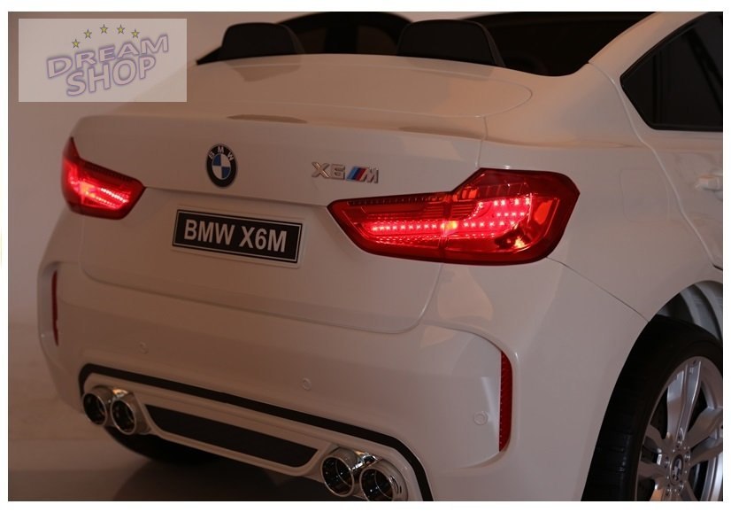 Auto Na Akumulator NOWE BMW X6M Białe Auto Na Akumulator NOWE BMW X6M Białe