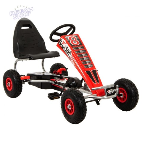 Gokart sportowy Enero 14 czerwony Gokart sportowy Enero 14 czerwony