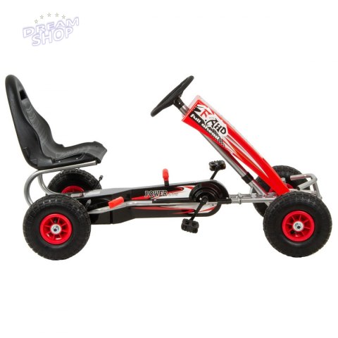 Gokart sportowy Enero 14 czerwony Gokart sportowy Enero 14 czerwony
