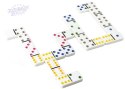 Gra Logiczna Domino Metalowe Opakowanie 28 Elementów
